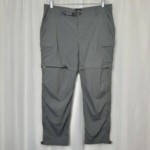 REI Co-op Womens Convertible Hiking Pants Size 16P Petite Outdoor Nylon Gray
